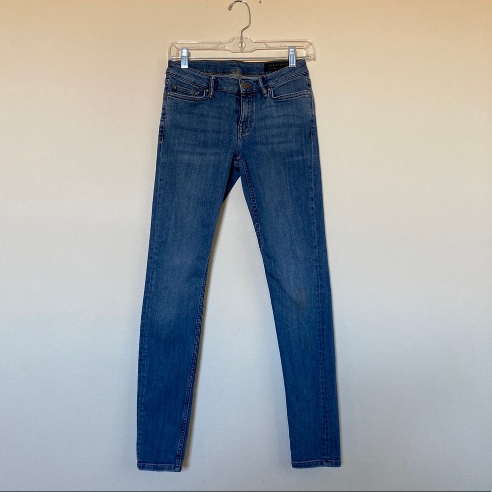 ALL SAINTS Mid-rise skinny jeans